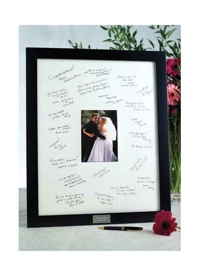 Personalized Guest Book Frame for Reception - Davids Bridal