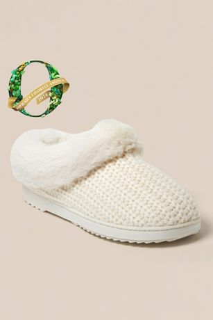 Picture of Womens Hannah Knit Clog Slipper