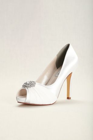 peep toe heels for wedding