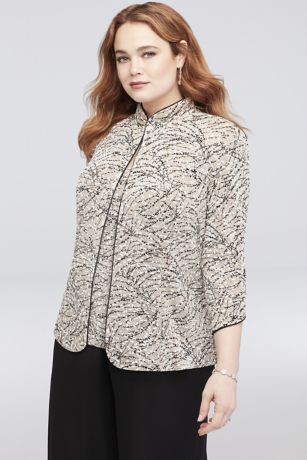 glitter plus size pants