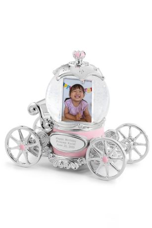 Picture of Engraved Princess Carriage Snow Globe