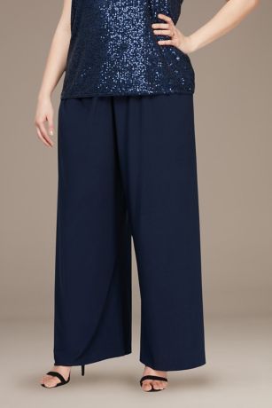 polyester plus size pants