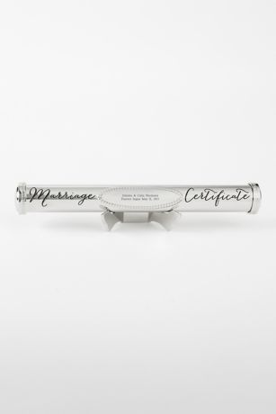 Picture of Engraved Wedding Certificate Holder