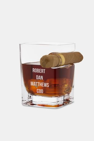 Picture of Etched Corkcicle Square Cigar Glass
