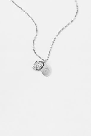 Picture of Engraved Kids St Christopher Pendant