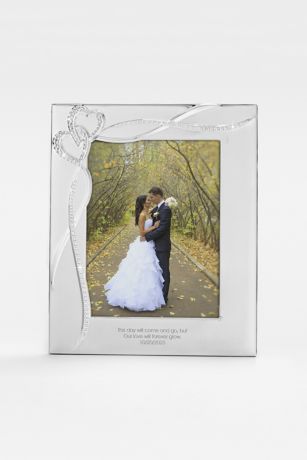 Picture of Engraved Intertwined Heart 8x10 Picture Frame