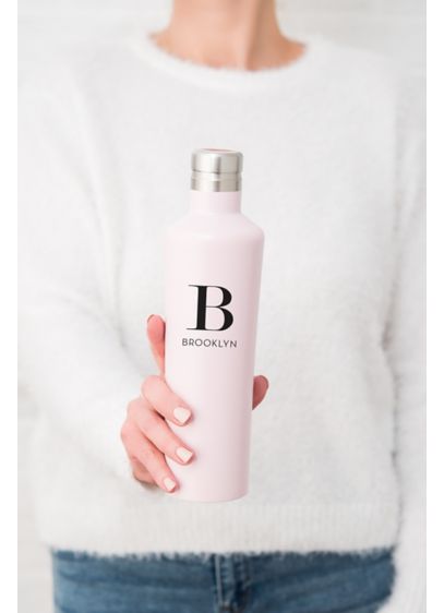 Modern Shape Stainless Steel Water Bottle David S Bridal