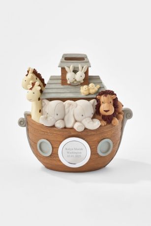 Picture of Engraved Noahs Ark Resin Coin Bank