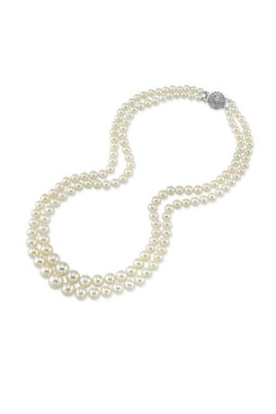 Picture of 30-90mm White Freshwater Graduated Double Pearl