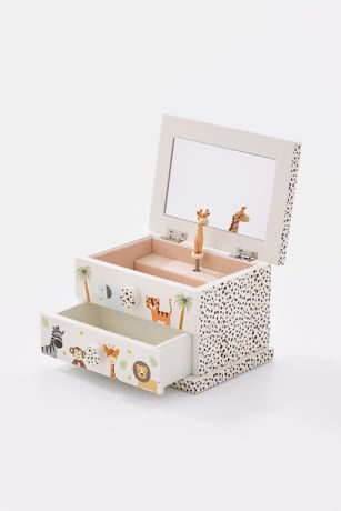 Picture of Engraved Safari Musical Jewelry Box