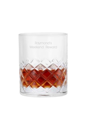 Picture of Engraved Single Hatch DOF Whiskey Glass