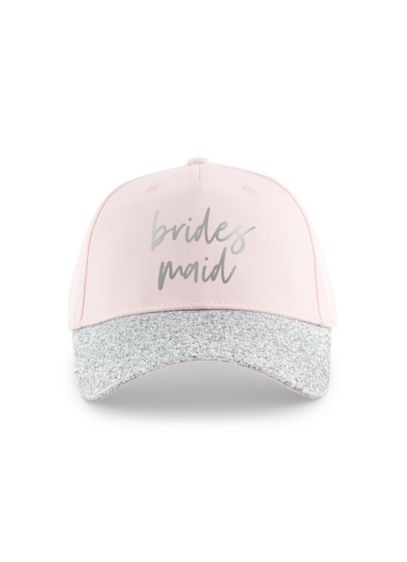 Bridal Party Glitter Brim Trucker Hat - Adorned with a glitter brim and printed with
