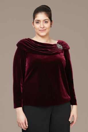 alex evening plus size blouses