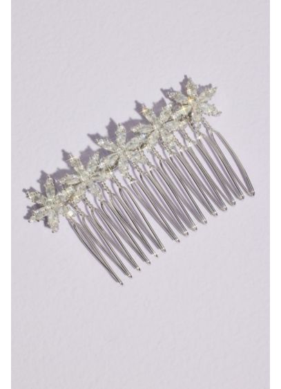 Cubic Zirconia Starflower Comb - Wedding Accessories