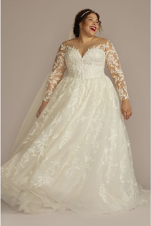 Løsne bryllup Pounding Plus Size Wedding Dresses & Bridal Gowns | David's Bridal