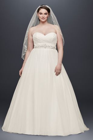 WeddingDazzle Womens Sweetheart Sleeveless Wedding Dress with Beading Bridal Dress
