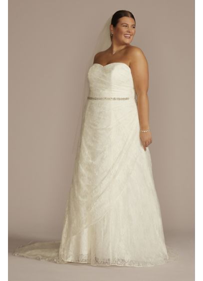 Long A-Line Boho Wedding Dress - David's Bridal Collection
