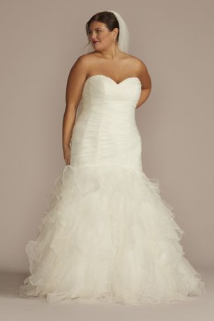 david's bridal full figure wedding dresses