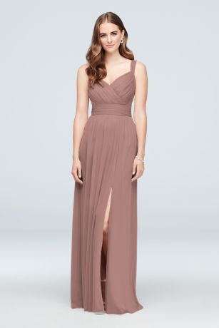 Picture of Sweetheart Tank Pleated Mesh Bridesmaid Dress