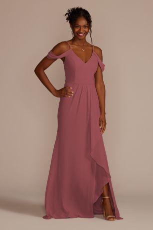 Picture of Cascading Off-the-Shoulder Dress