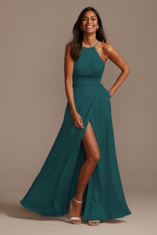 David's Bridal Sage Green