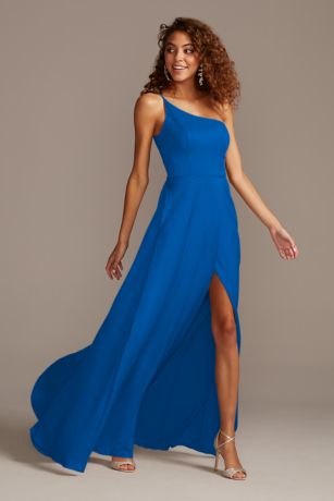 dark blue dress long