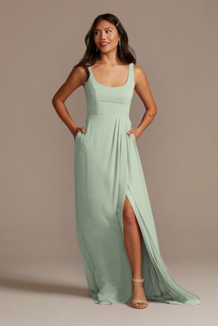 Picture of Chiffon Tank Scoop Neck Dress