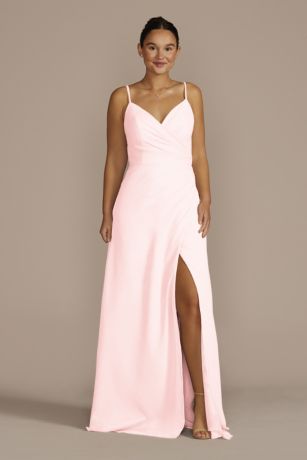 dusty pink evening gowns