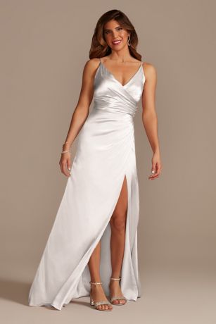 Picture of Charmeuse Draped Strappy Dress