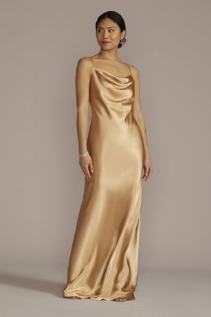 Picture of Charmeuse Cowl Neck Dress