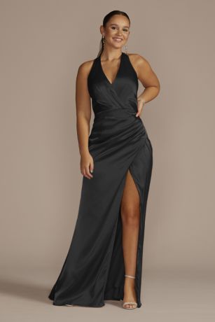 Picture of Charmeuse Halter Dress