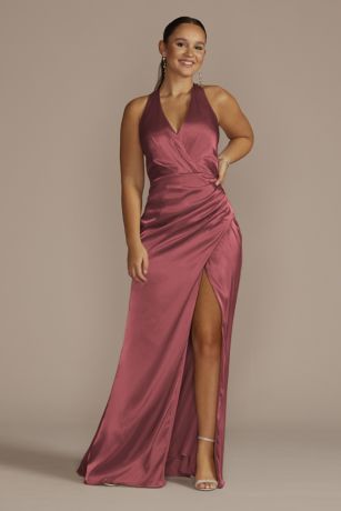 Picture of Charmeuse Halter Dress