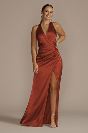 Picture of Charmeuse Halter Dress