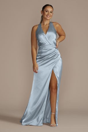 Picture of Charmeuse Halter Dress