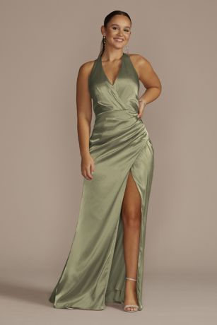 Picture of Charmeuse Halter Dress