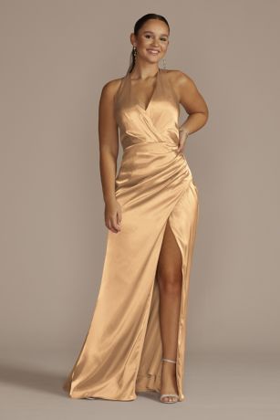 Picture of Charmeuse Halter Dress