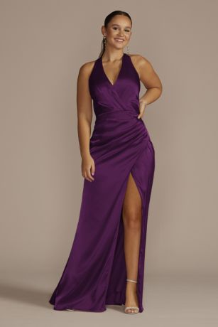 Picture of Charmeuse Halter Dress
