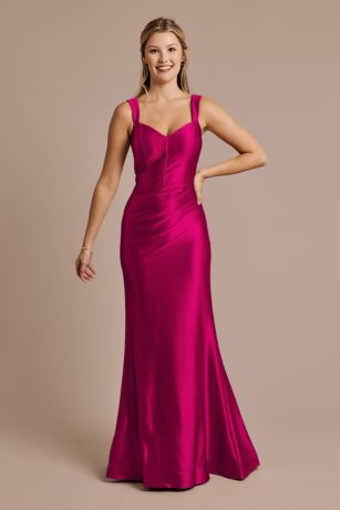 Picture of Sculpting Satin Tank Dress