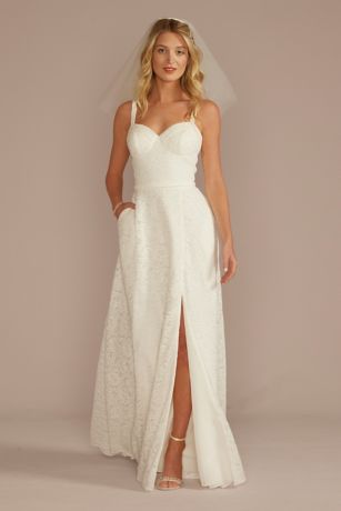 Picture of Sparkle Lace Corset Bodice A-Line Wedding Dress