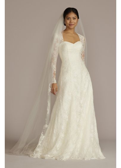 Long A-Line Country Wedding Dress - David's Bridal