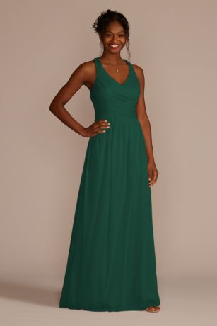 Picture of Mesh Long Dress with Crisscross Back