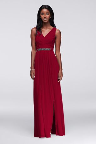 davids bridal v neck