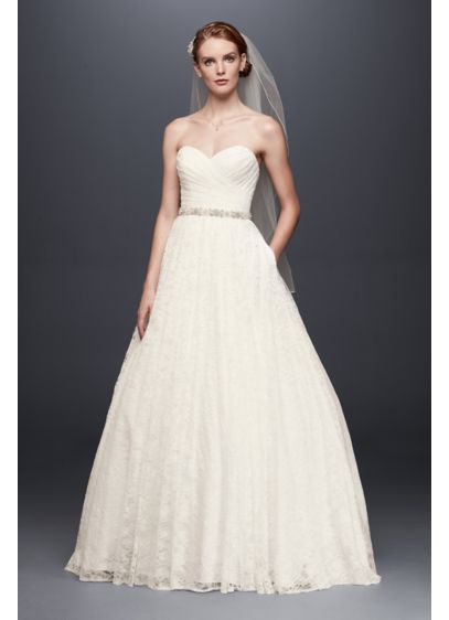 Long Ballgown Country Wedding Dress - David's Bridal Collection