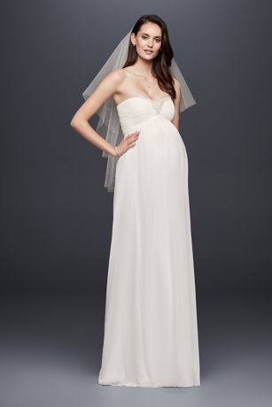 davids bridal maternity dresses