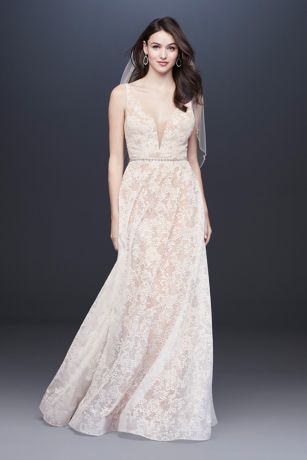 david's bridal sheath wedding dress