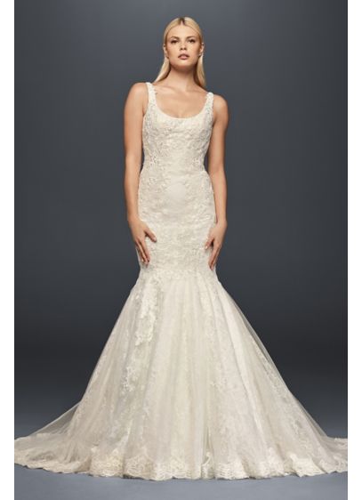 Truly Zac Posen Scoop Back Lace Wedding Dress | David's Bridal