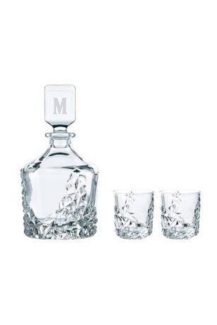 Picture of Etched Nachtmann Sculpture Decanter Set