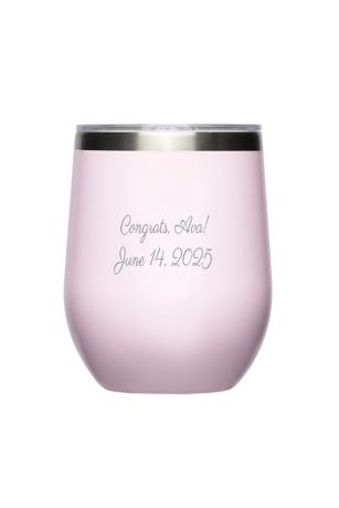 Picture of Corkcicle 12oz Stemless Wine Tumbler Powder Pink