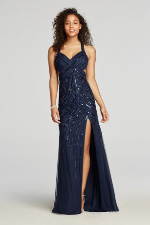 long dress high slits
