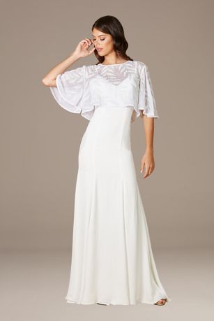 Picture of Lara Gilly Boho Beaded Pull-On Bridal Capelet